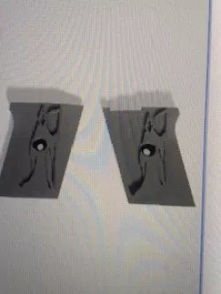 Raven mp-25 cal pistol grips "Grim Reaper"