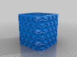 (REMIX!!) geometric Lamp shade