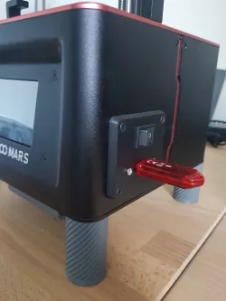 repositioning the USB port and the On/Off switch on the Elegoo Mars :