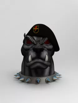 Rotam pitbull mascot