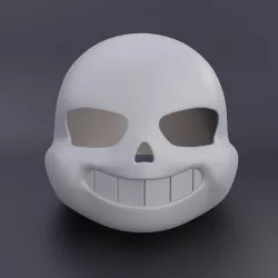 Sans Undertale helmet 3D print model
