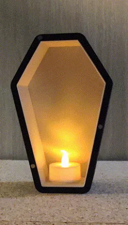 Scary Tree Halloween cuffin tealight