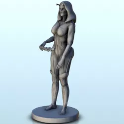 Sexy humanoid alien warrior with sword 11 - Sci-Fi Science-Fiction 40k 30k