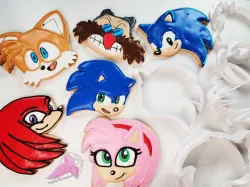 Sonic and Friends Cookie Cutter Set