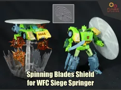 Spinning Blades Shield for Transformers WFC Siege Springer