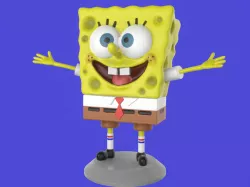 Spongebob Happy sculpture 3D print