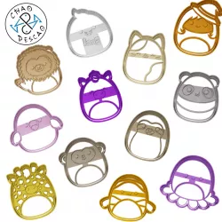 Squishmallows Collection Set (1) - Squishmallows - Cookie Cutter - Fondant - Polymer Clay