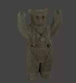 STAR WARS EWOK CHIEF CHIRPA .OBJ .STL VINTAGE KENNER LA GUERRA DE LAS GALAXIES