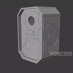 Star wars themed birdhouse (Easy print, No Support)