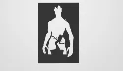 Stencil Groot