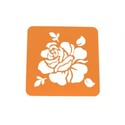 stencil rose - #1