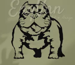 Sticker inspired p.dog wall art v1