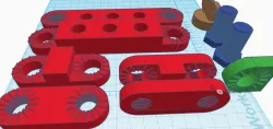 Structural Fitting Object Positioning Arm, Bolts and Tool