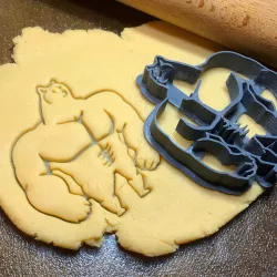 Swole Doge and Chemes Cookie Cutter Set