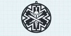 Tactical Medicine (TAC-MED) Spartan logo, Military, Airsoft / Cosplay, Labe Star of Life Medic, Patch Sparta MED BADGE TAG