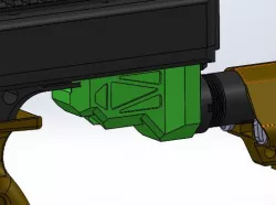 Thompson Airsoft AEG Stock Adapter