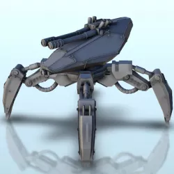 TR 800 soldier-robot 6 (+ supported version) - BattleTech MechWarrior Warhammer Scifi Science fiction SF 40k Warhordes Grimdark Confrontation