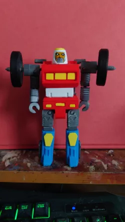 Transforming Robot Figure CYCLE-KILLER (Based on the Go-Bots character Cy-Kill)
