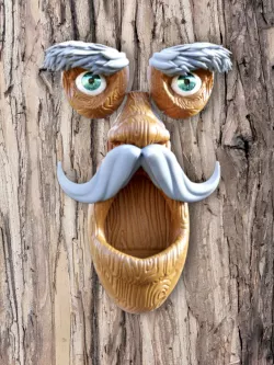TREE FACE BIRD FEEDER