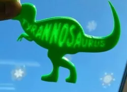 Tyrannosaurus lithophany
