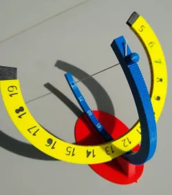 Universal armillary sundial - Cadran solaire universel