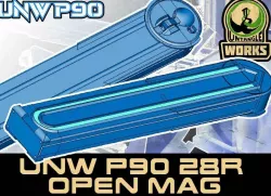 UNW P90  68 cal 28 roundball OPEN MAG paintball magfed