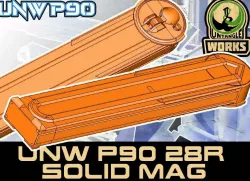 UNW P90  68 cal 28 roundball SOLID MAG paintball magfed