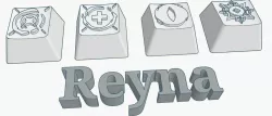 Valorant Reyna Abilities Custom Keycaps Embossed Design