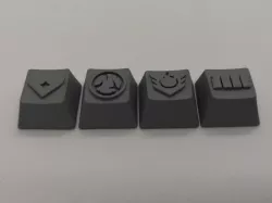 Valorant Sage Abilities Custom Keycaps Embossed Design