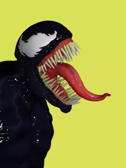 Venom bust. 2 options! 3d printable STL ZTL OBJ