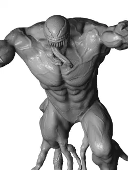 Venom & Spider-man  DIORAMA 3d printable