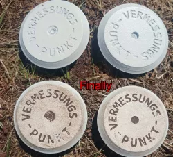 Vermessungspunkt Geocache (PETLING + XXL PETLING)