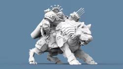 Viking Wolf Rider Captain