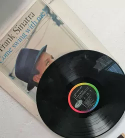 Vinyl record stand