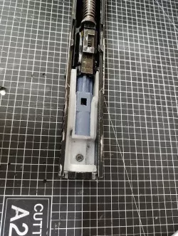 WE GLOCK19 stock&suppressed blowback housing (airsoft, gbb)