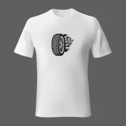 WHEEL WITH FIRE SVG / STL