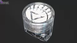 White Lantern Ring with LED light