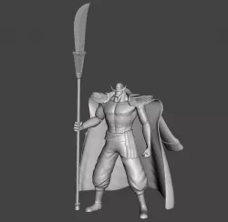 Whitebeard 3D Model