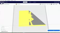 2D Silhouette/Stencil Farmer/Cowboy Leaning