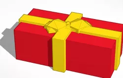 3D Christmas Present - Free Download!