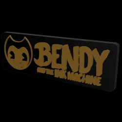 3D MULTICOLOR LOGO/SIGN - Bendy and the Ink Machine