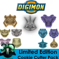 AGUMON & GABUMON EVOLUTIONS LIMITED EDITION COOKIE CUTTER