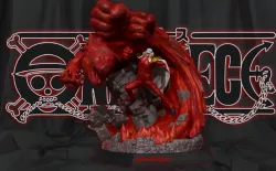 Akainu Sakazuki - One Piece - Marine Admiral 3d print statue