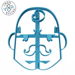 Alex Louis Armstrong - Fullmetal Alchemist - Cookie Cutter - Fondant - Polymer Clay