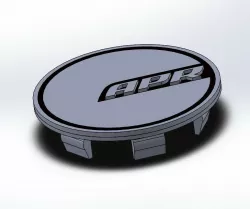 APR CENTER CAP - GUNMETAL - FLOW FORMED WHEELS