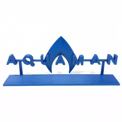 Aquaman Logo and Stand