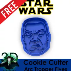 ARC TROOPER FIVES COOKIE CUTTER / CLONE WARS