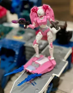 Arcee guns and swords