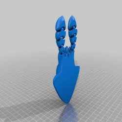 Articulated tentacles Splatoon Squid