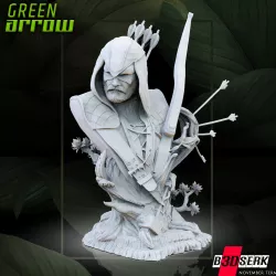 B3DSERK DC comics Green Arrow 3d Bust: STL tested & ready for printing